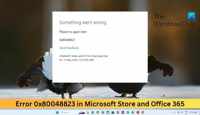 Solucionar el error 0x80048823 en Windows 11