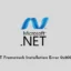 .NET Framework インストール エラー 0x800F0907 を修正する方法