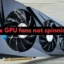 GPU ファンが回転しない問題を修正