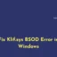 Como corrigir o erro BSOD do Klif.sys no Windows 10