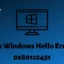 Fix – Windows Hallo Fout 0x801c0451 op Windows 11/10