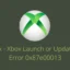 Xbox-start- of updatefout 0x87e00013 oplossen