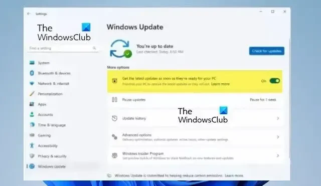Hoe u snel Windows 11-functie-updates kunt krijgen