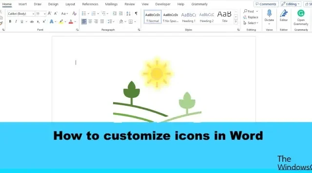 Cómo personalizar iconos en Word