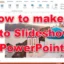 PowerPoint에서 사진 슬라이드쇼를 만드는 방법