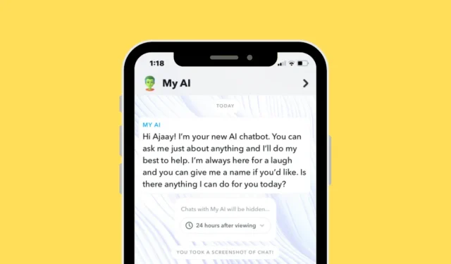 2 modi per disattivare Snapchat AI