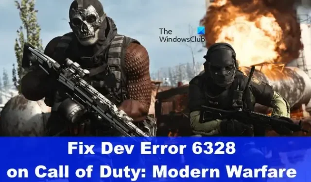 Solucione el error de desarrollo 6328 en Call of Duty: Modern Warfare