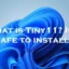 Qu’est-ce que Tiny11 ? L’installation est-elle sûre ?