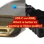 USB-C 対 HDMI; ゲーム品質とビデオ品質のどちらが優れていますか?