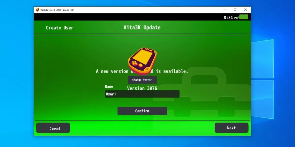Vita3k 創建用戶