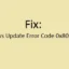 Correção: Código de erro do Windows Update 0x80244010