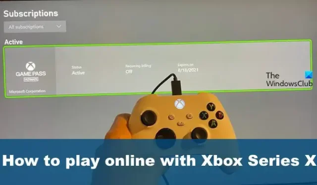 Xbox Series X/S でオンラインでプレイする方法