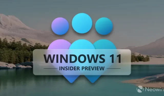 Windows 11 Insider Beta build (KB5026447) adiciona widget do Facebook e muitas alterações e correções