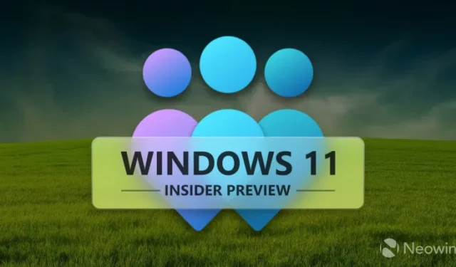 Windows 11 Insider Canary Preview Build 25357 mit neuem Facebook-Widget veröffentlicht