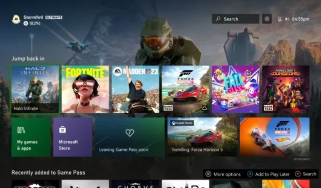 베타 업데이트 링의 일부 Xbox 참가자는 이제 새로운 홈 환경을 확인할 수 있습니다.