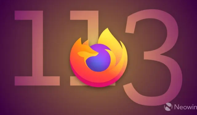 Firefox 113.0.1은 Windows 11의 DWM(데스크톱 창 관리자) 버그, 잘못된 색상 수정