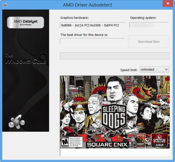 AMD ドライバーの自動検出 AMD ドライバーのアップデート