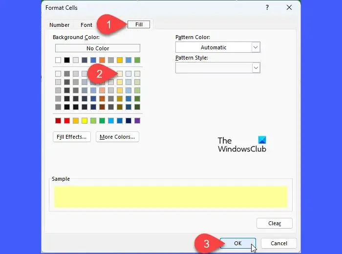 Appliquer une couleur à la liste déroulante dans Excel
