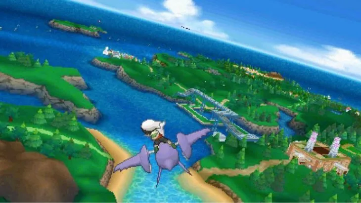Imagem do jogo Pokemon Sapphire.