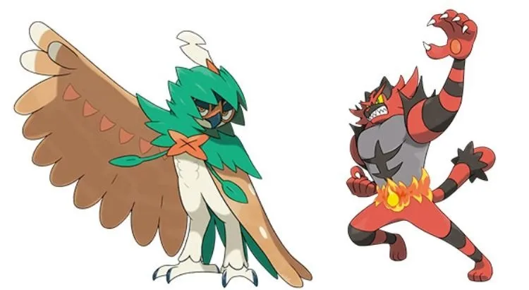 Personagens Pokémon Sun & Moon.