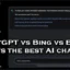 ChatGPT gegen Bing gegen Bard; Was ist der beste KI-Chatbot?