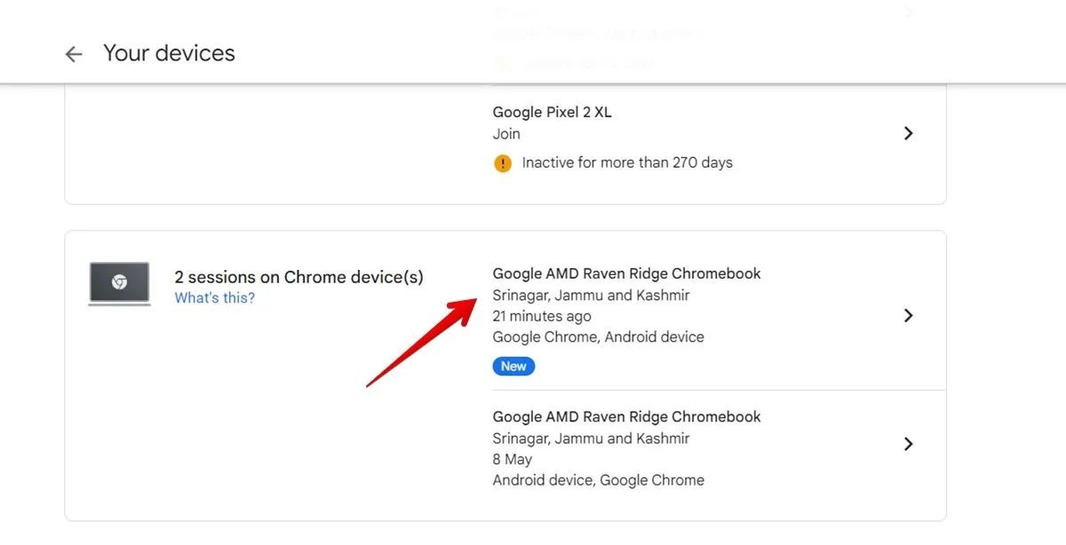 Chromebook Google Trova