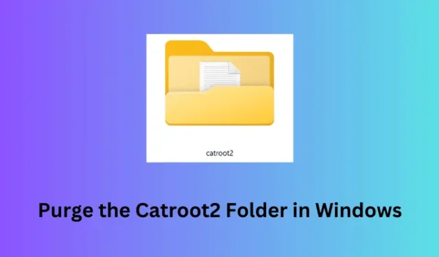 Windows 11でCatroot2フォルダーを削除する方法