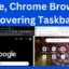 Edge- of Chrome-browser bedekt taakbalk wanneer gemaximaliseerd [repareren]