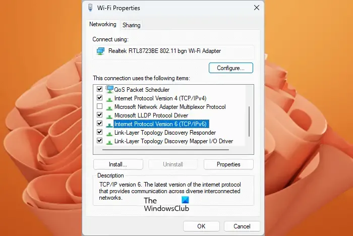 Abilita IPv6 su Windows