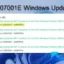 Corrigir o erro de atualização do Windows 0x8007001E