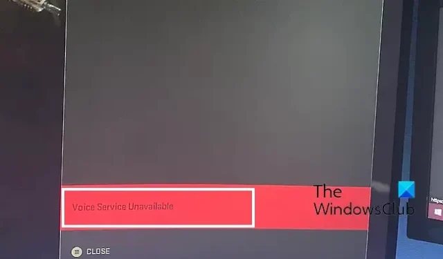 Correggi l’errore Servizio vocale non disponibile in Modern Warfare su PC o Xbox