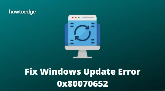 Windows Updateエラー0x80070652を修正する方法