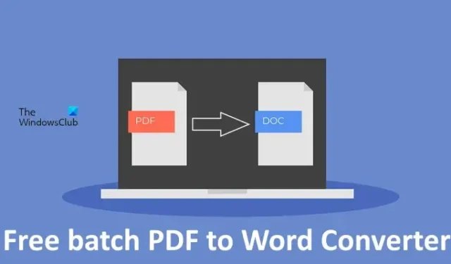Najlepsze bezpłatne oprogramowanie do konwersji plików PDF na Word dla systemu Windows 11/10