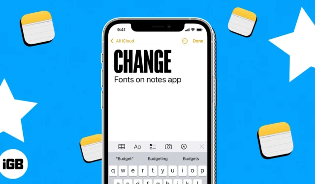 Comment changer le style de police dans l’application Notes sur iPhone, iPad et Mac