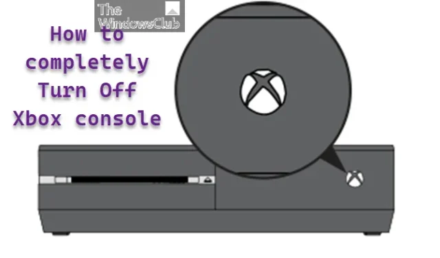 Como desligar completamente o Xbox Series X/S
