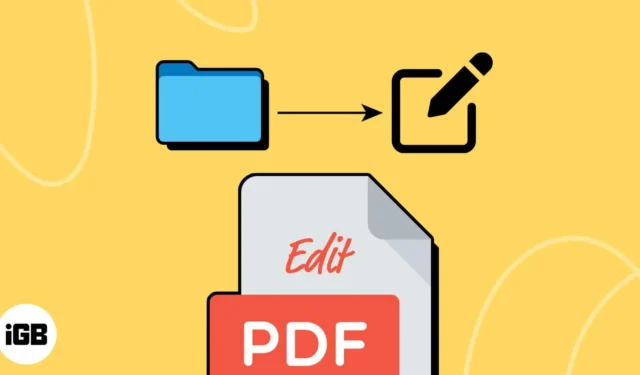 Comment éditer des PDF sur iPhone et iPad sous iOS 16