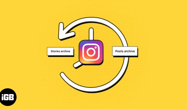 So finden Sie archivierte Instagram-Beiträge und -Geschichten auf dem iPhone