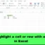 Excel에서 확인란을 사용하여 셀 또는 행을 강조 표시하는 방법