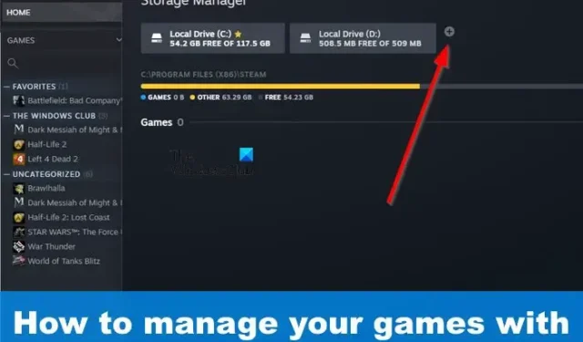 Come gestire i tuoi giochi con Steam Storage Manager