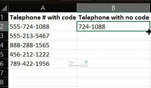 Hoe Numbers in Excel van links te verwijderen