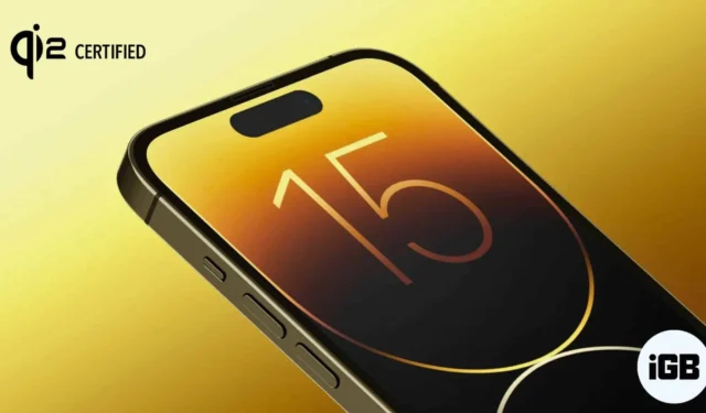 Según los informes, el iPhone 15 admitirá los protocolos de carga rápida inalámbrica MagSafe y Qi2