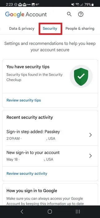 Authentification sans mot de passe Comment créer des clés de sécurité avec Google Security