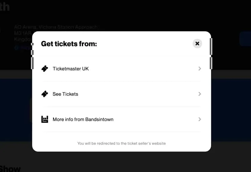 Scegli un mezzo per prenotare i biglietti su mac