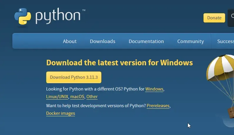Python Webサイトのダウンロード