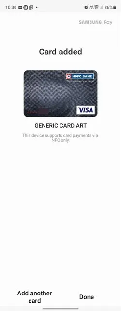 Dodano nową kartę w aplikacji Samsung Wallet.