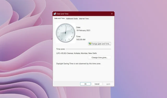 Mostra i secondi nell’orologio di sistema su Windows 11 [5 passaggi]