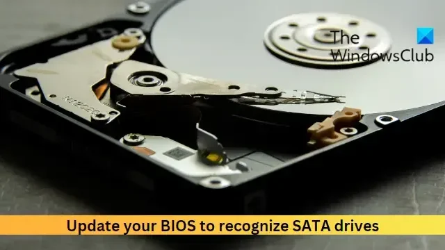 So aktualisieren Sie Ihr BIOS, um SATA-Laufwerke als intern zu erkennen