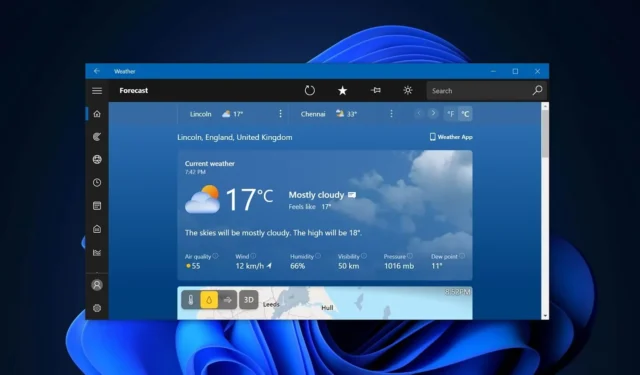 Microsoft、国民の怒りに屈し、Windows 11の天気アプリから一部の広告を削除