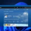 Microsoft sucumbe à indignação pública e remove alguns anúncios do aplicativo Windows 11 Weather