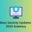 Resumo das atualizações de segurança do Windows de maio de 2023
